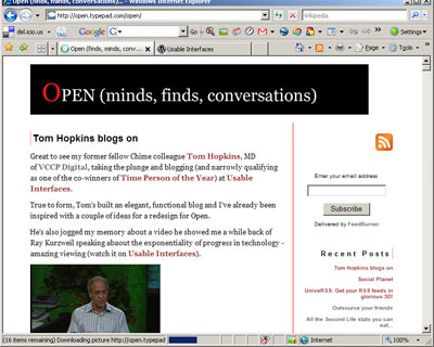 This blog on that blog (Usable Interfaces on Open)