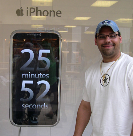 How hyped can you go (iphone launch pic)?